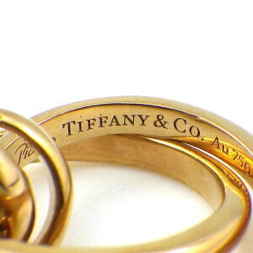 Tiffany Co Palomas Melody Double Circle Necklace Gold - Picture 7 of 10